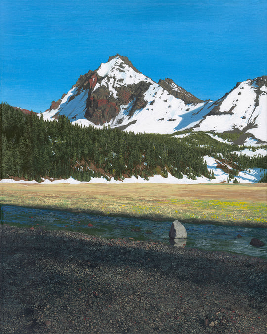 “Alpine Melody” 16 x 20 Original Painting Landscape and Wildlife Art by Brendan McCullough