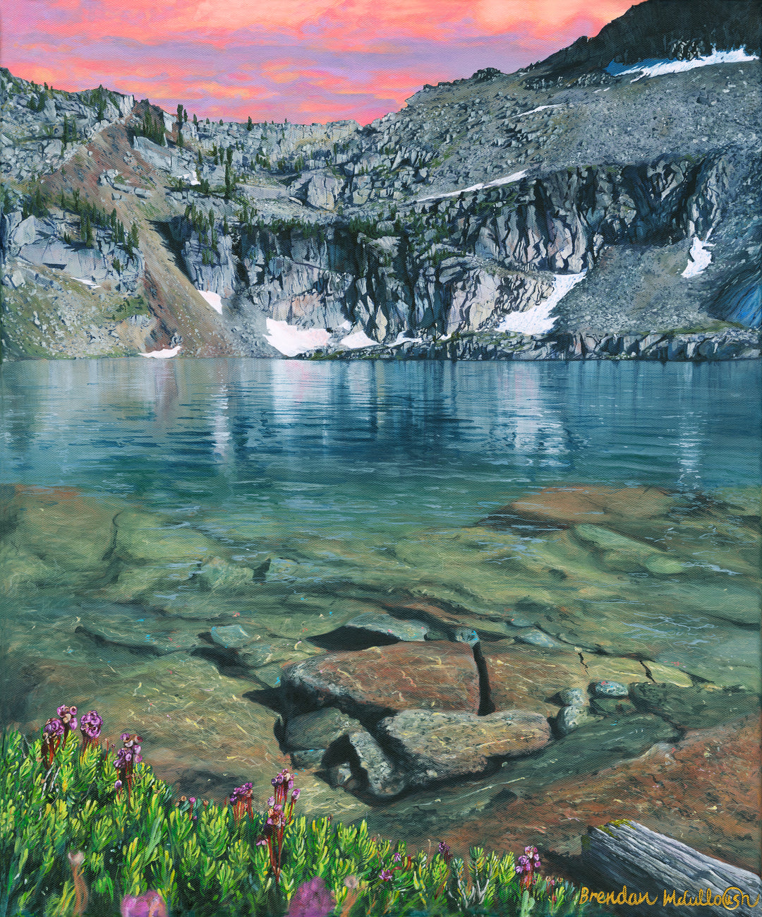 "Dancing Water" Canvas Print