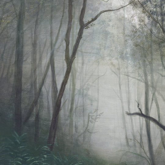 “Woodland Promise” 24 x 36 Original Painting Landscape and Wildlife Art by Brendan McCullough